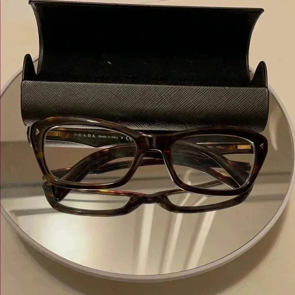Prada Tortoise Shell Glasses